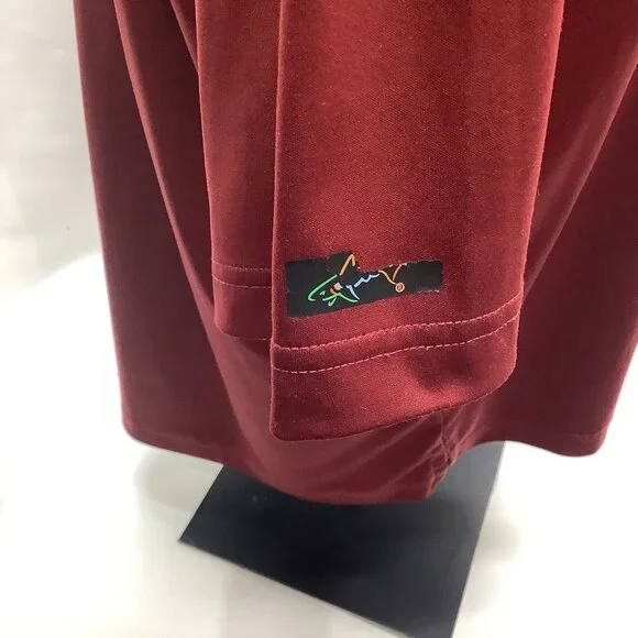 Greg Norman ML75 Mens Polo Shirt XXL in Burgundy Red - Picture 6 of 6